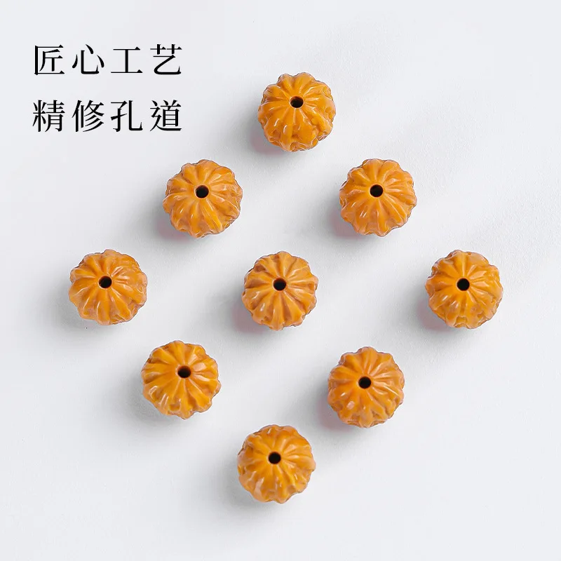 قرد رئيس الراقية بوتيك نحت Jingba Leng 108 الخشنة الدبق الجوز اليد سلسلة بوذا حبة الصلاة حبة سوار فني #2