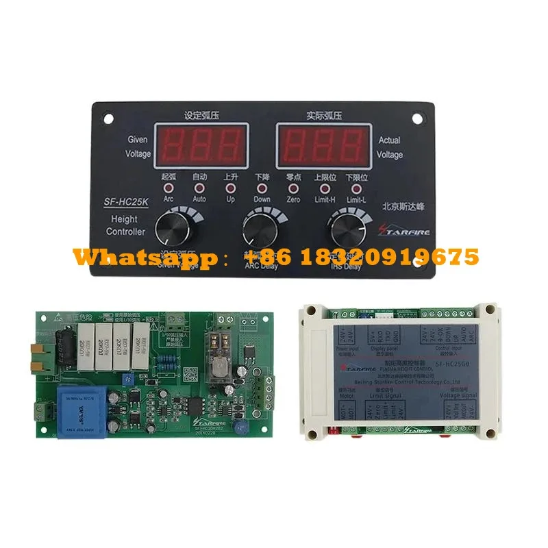 Kit sistema di controllo a 2 assi THC Controller SF-2100C SF-HC 25K Regolatore di altezza tensione ad arco Corpo di sollevamento JYKB-100-DC 24V SF-RF06A