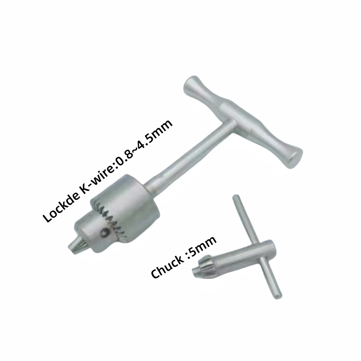 Pets Veterinarin Surgical Orthopedic Instruments Universal Hollow T-Handle K-Wire Locking Device Intramedullary Drill