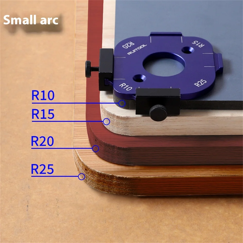 دليل قالب توجيه معدني لزاوية النجارة لتحديد المواقع السريعة لإطار الخشب الذي يمكنك صنعه بنفسك وتشكيل حافة الطاولة #6