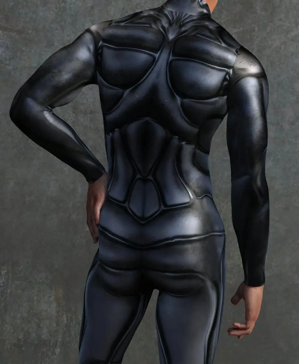 POP Halloween-Skelett-Cosplay-Overall mit Daumen, bunter Kunstdruck, Bodysuit mit Reißverschluss vorne, Catsuit, Themenparty-Outfit, Rave-Outfit – Detail 9