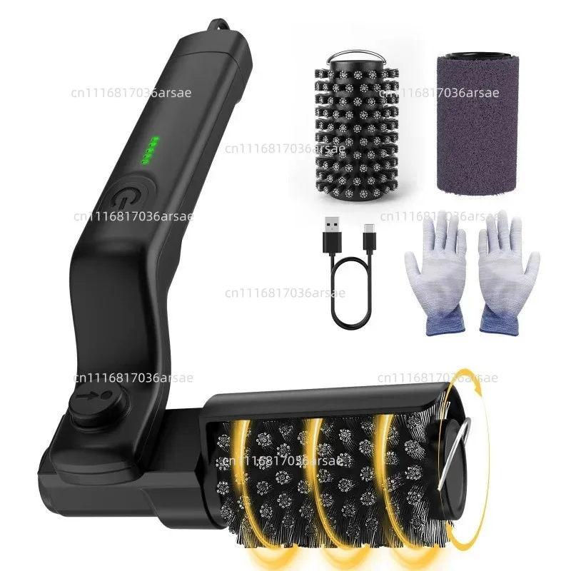 Cordless BBQ Brush, Rotating Vibrating Scrubber For Heavy Grease