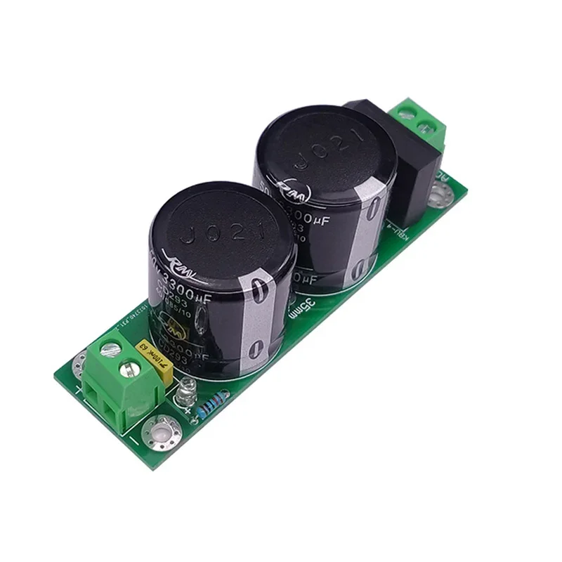 DLHiFi High-power Single-bridge Capacitor Rectifier Filter Power Board 8A Single Group Voltage For HiFi Audio Speaker Amplifier