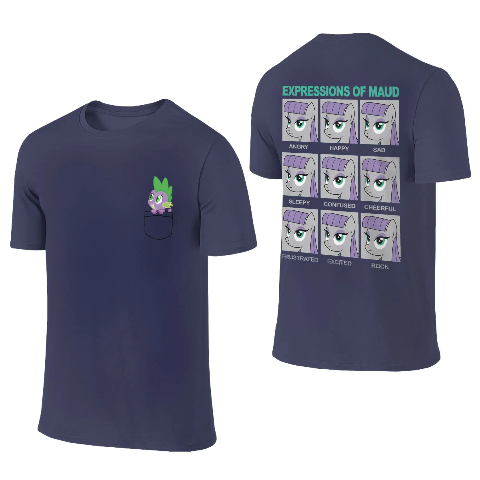 Expressions Of Maud Pie Mlp Friendship Is Magic T-Shirt Men Women Ponies Cotton Tee Shirt Crew Neck Short Sleeve T Shirt