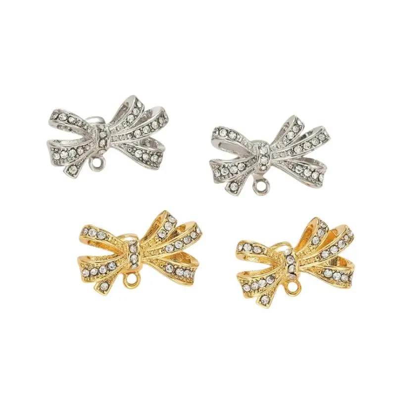 

New 2Pcs Luxury Headphone Accessories Butterfly Zircon Anti-Loss Ear Clip For Wireless Earphones Fashion Jewelry