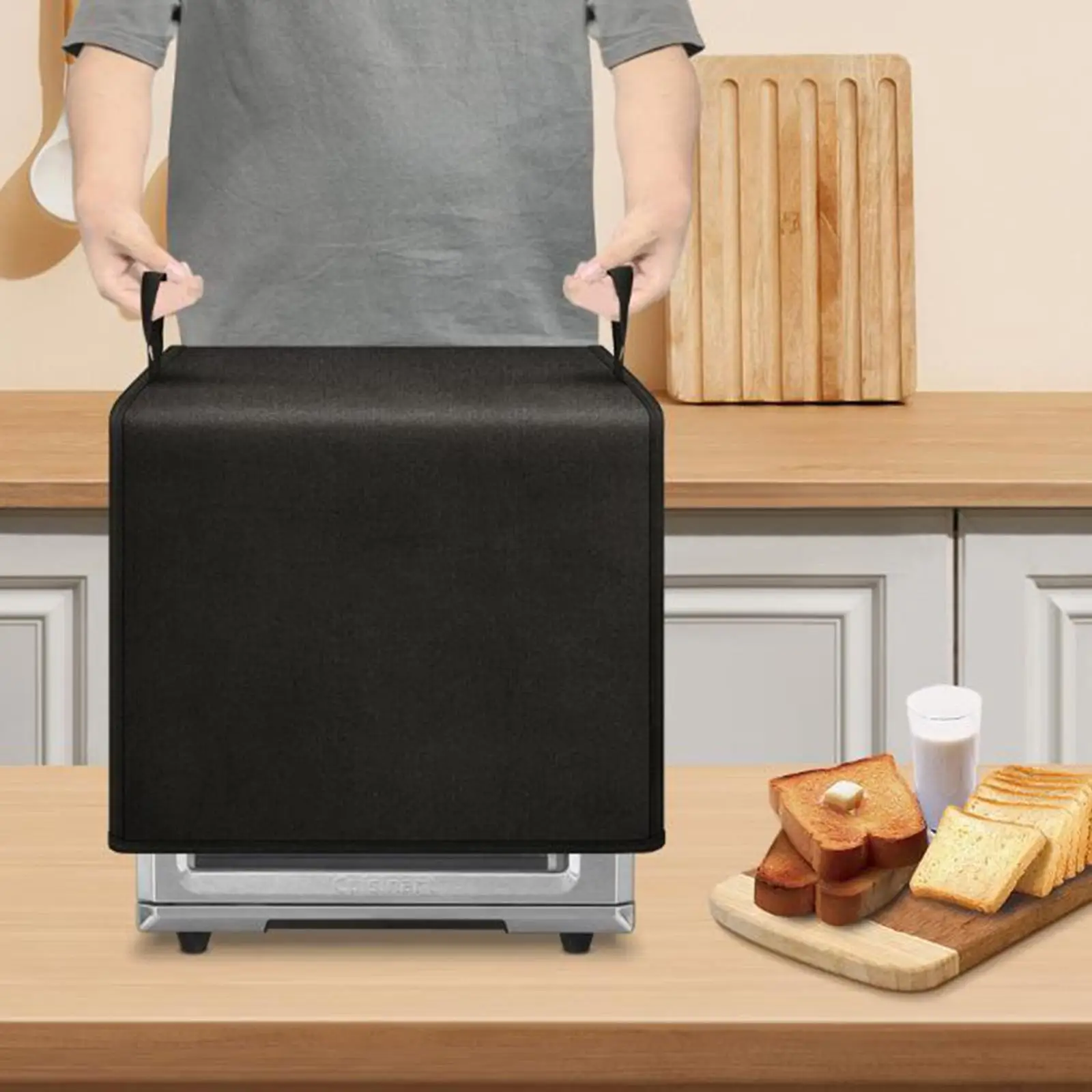 Bread Machine Cover Microwave Oven Dust Cover Protective Cover for Home