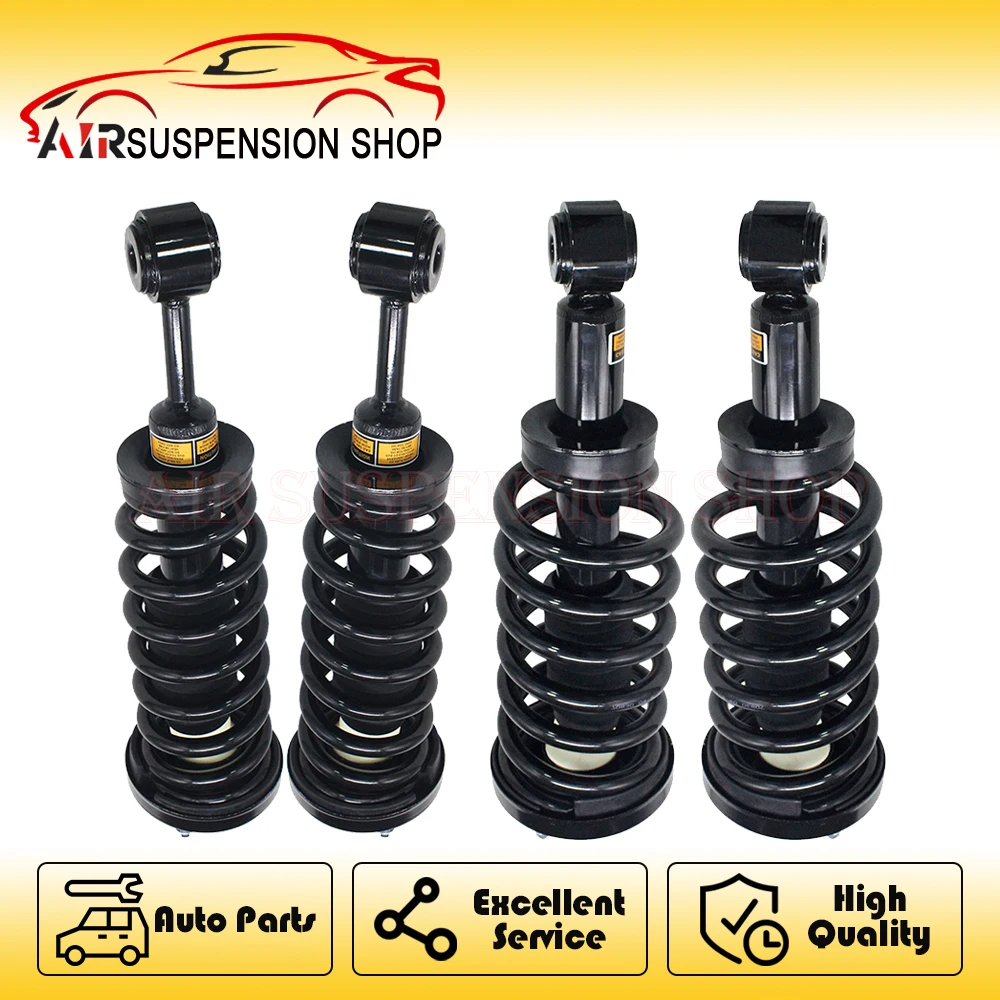 Front Rear Coil Spring Shock Absorber Assembly Uncharged For Lincoln Navigator 2003-2005 Ford Expedition 2003-2005 3L1Z18125AA