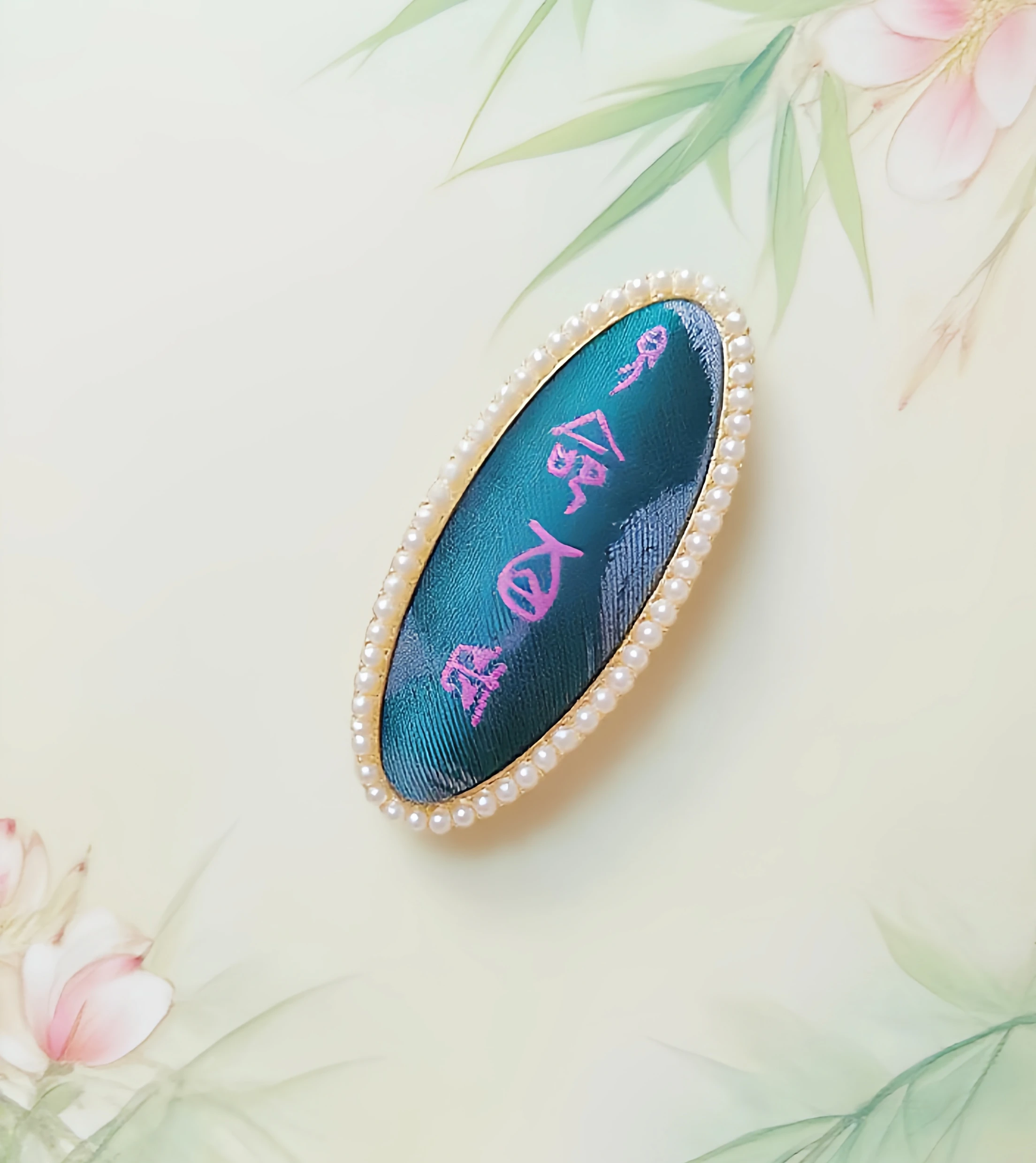 Handmade Song Jin Shu Jin Hair Clip Spring Clamp Carriage Hanging Ornament Accessory Set Gift Non-Traditional Handicraft