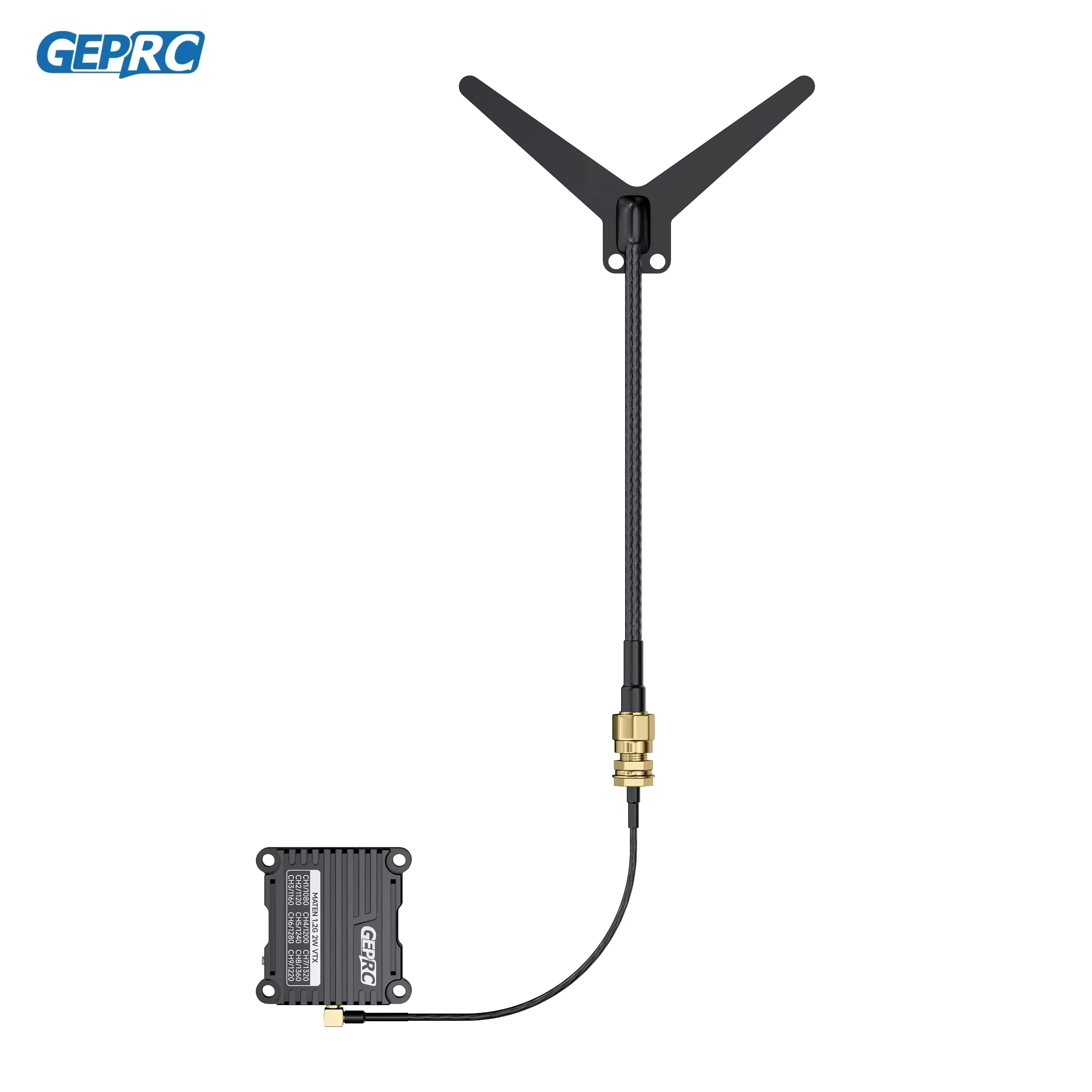 GEPRC MATEN 1.2G 2W VTX 25mW/2000mW VTX وحدة إرسال الارسال 1080 Mhz -1360 Mhz لطائرة سباق طويلة المدى بدون طيار FPV
