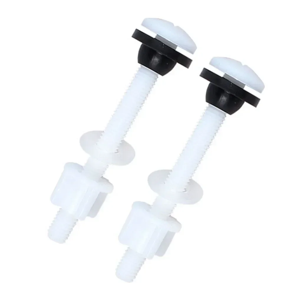 Rubber Pad Set Water Tank Screws Bathroom Toilet Plastic And Rubber Toilet Fixing Screw Fits Almost Any Toilet