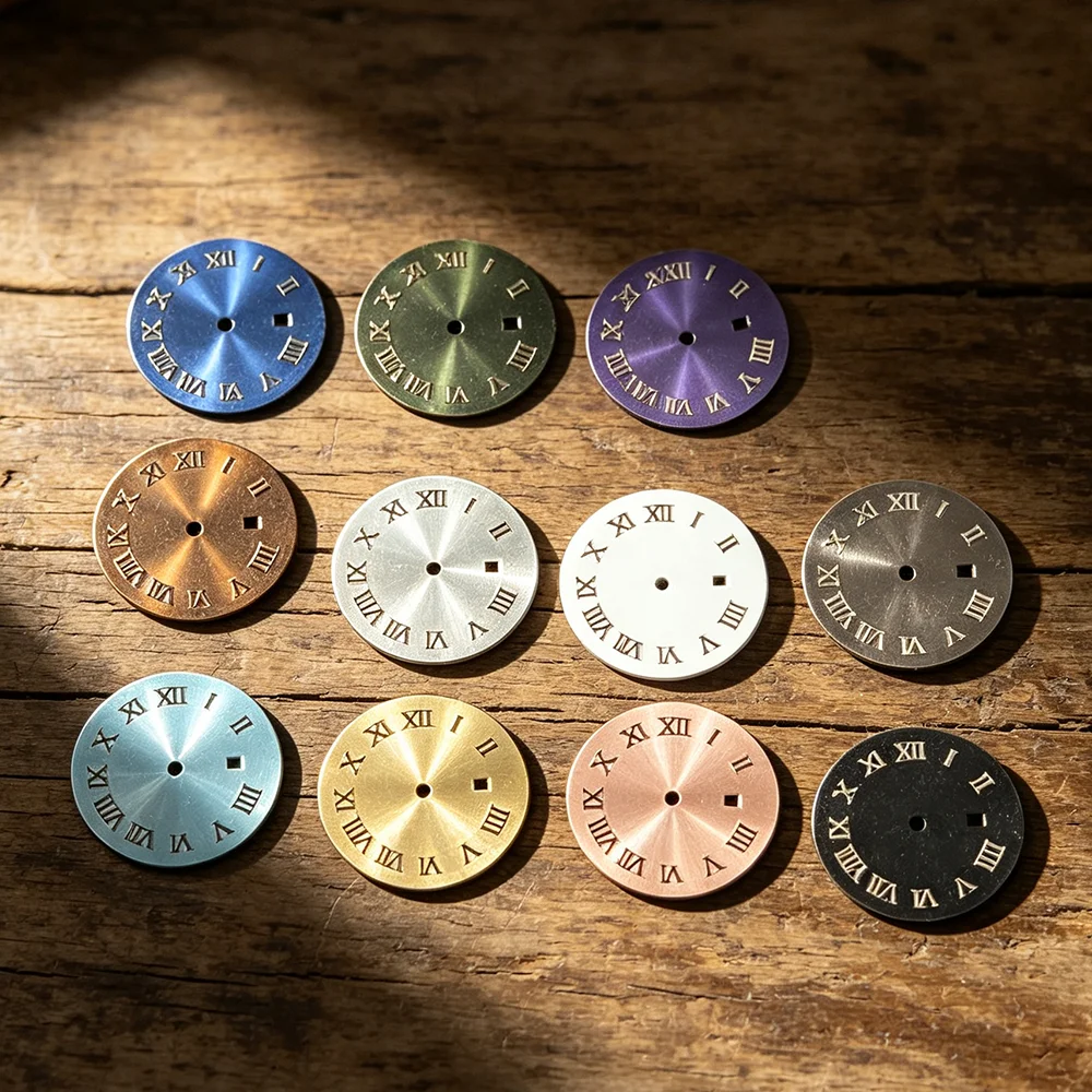 nh05-245mm-ladies'-watch-dial-roman-dial-customizable-logo-dial-compatible-with-nh05-mechanical-movement-ladies'-watch