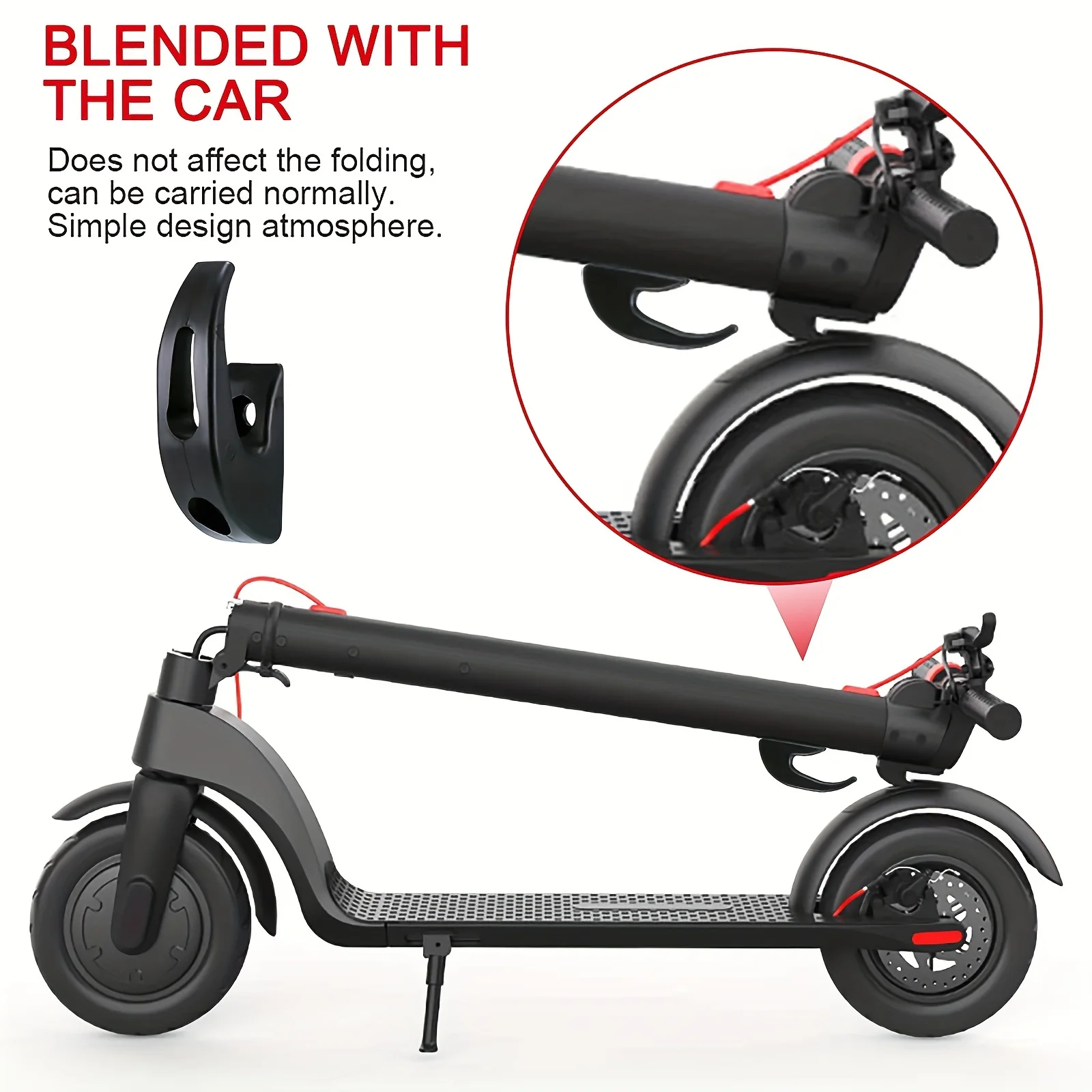 2 pezzi, gancio anteriore per Scooter elettrico gancio per artiglio anteriore leggero per Xiaomi Mijia M365/ M365 Pro/ M187