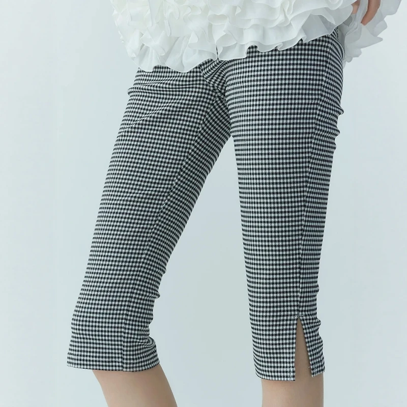

Модные повседневные брюки Torowee Slim Fit, летний сезон 2025, из других материалов, с разрезами, универсальные, женские брюки