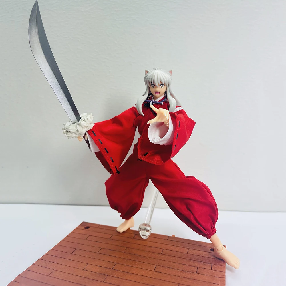 In Stock Anime-land Dasin/Great Toys/Inuyasha Anime/GT Model Inuyasha 1/12 16cm/6 Inches SHF/S.H.F PVC Action Figure Toy Gift