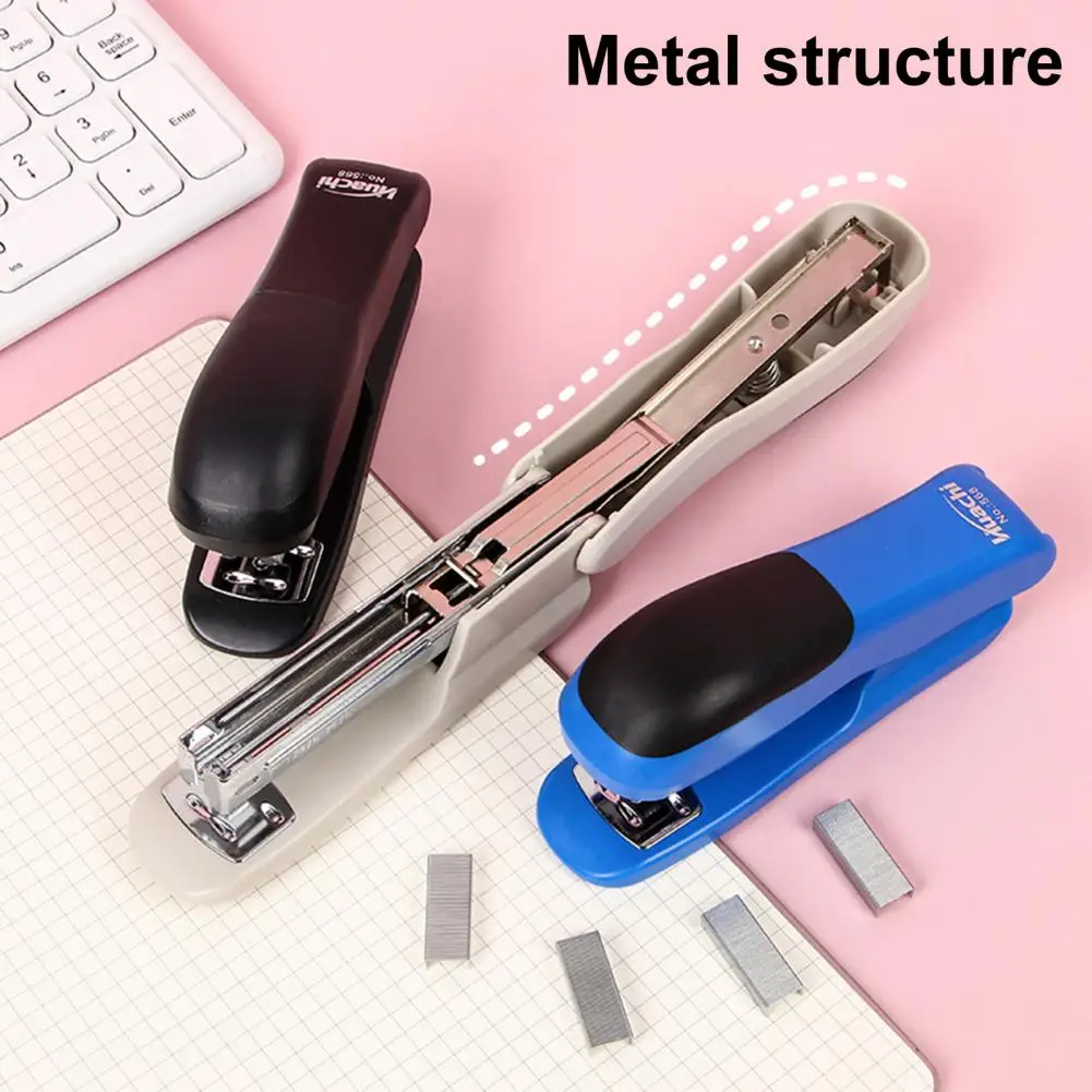 Easy to Press Stapler Stapler with Comfortable Grip Effortless Binding Stapler Comfortable Grip Fast Labor-saving for Stationery