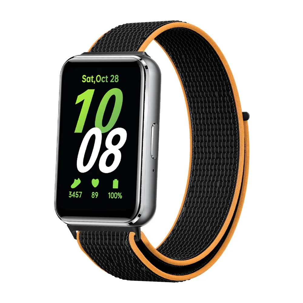 Nylon Loop Strap for Samsung Galaxy Fit 3 Adjustable Elastic Bracelet Watchband for Samsung Galaxy Fit3 Band Accessories