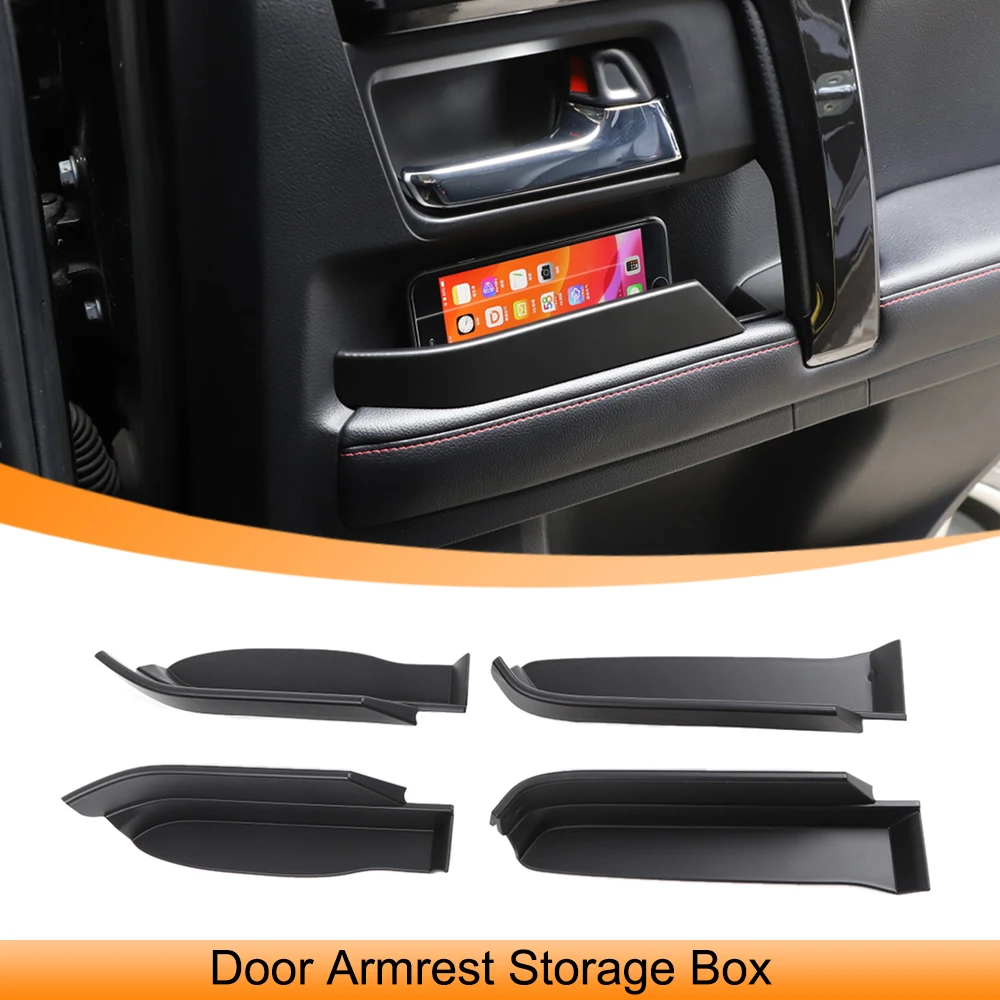 

Car Door Armrest Handle Storage Box Organizer Tray Container for 4Runner 2010-2025 Stowing Tidying Interior Accessories Parts