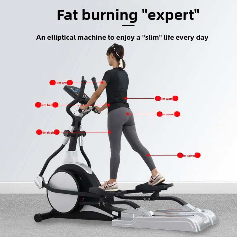 Commercial Fitness Elliptical Machine Indoor Walking Rehabilitation Home Stepping Machine Self-generating Model 9100ZF Air