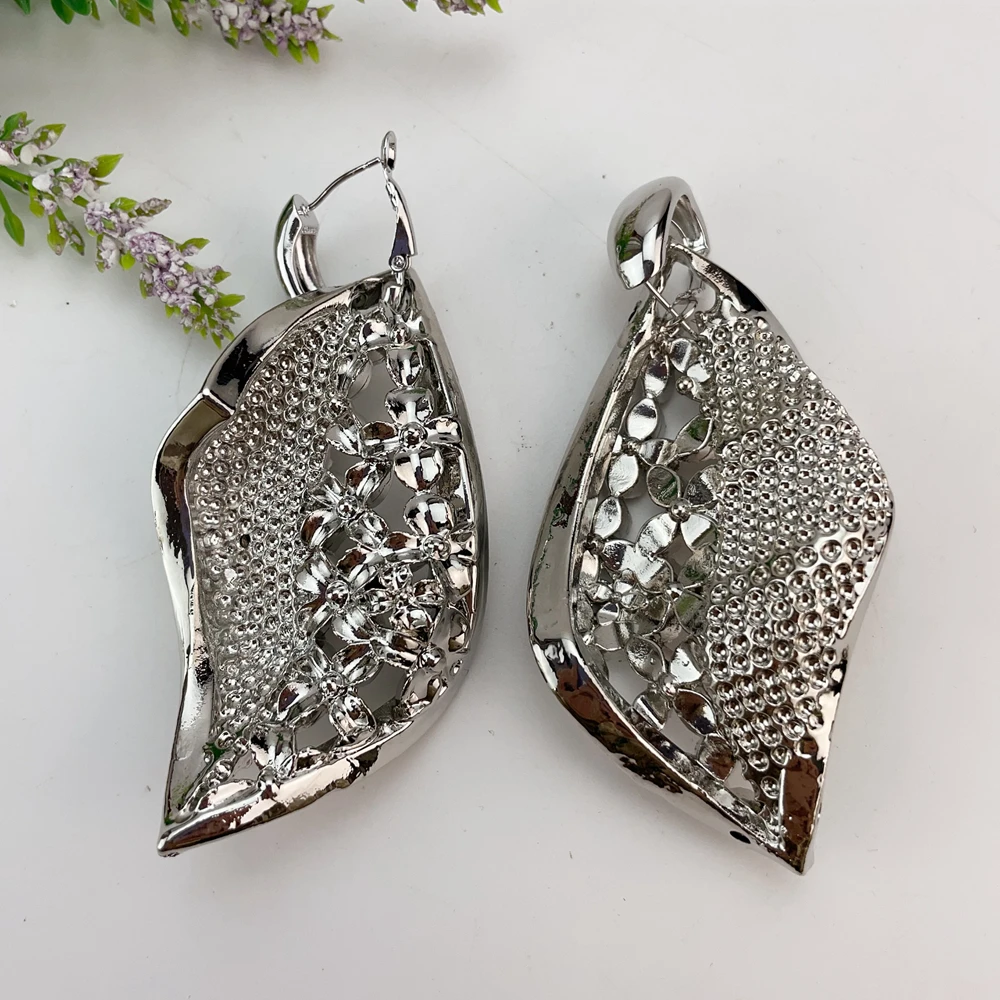 2025 Big Bold Earrings Huge Earrings Brazilian Jewelry for Women Party Gift FHK20695