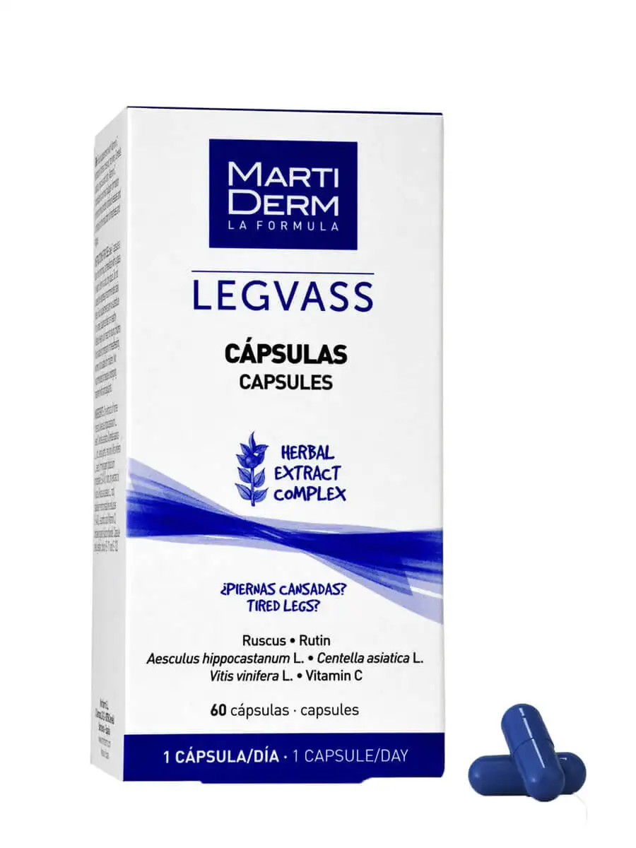 Martiderm legvass oral 60 capsules-relieves tired legs