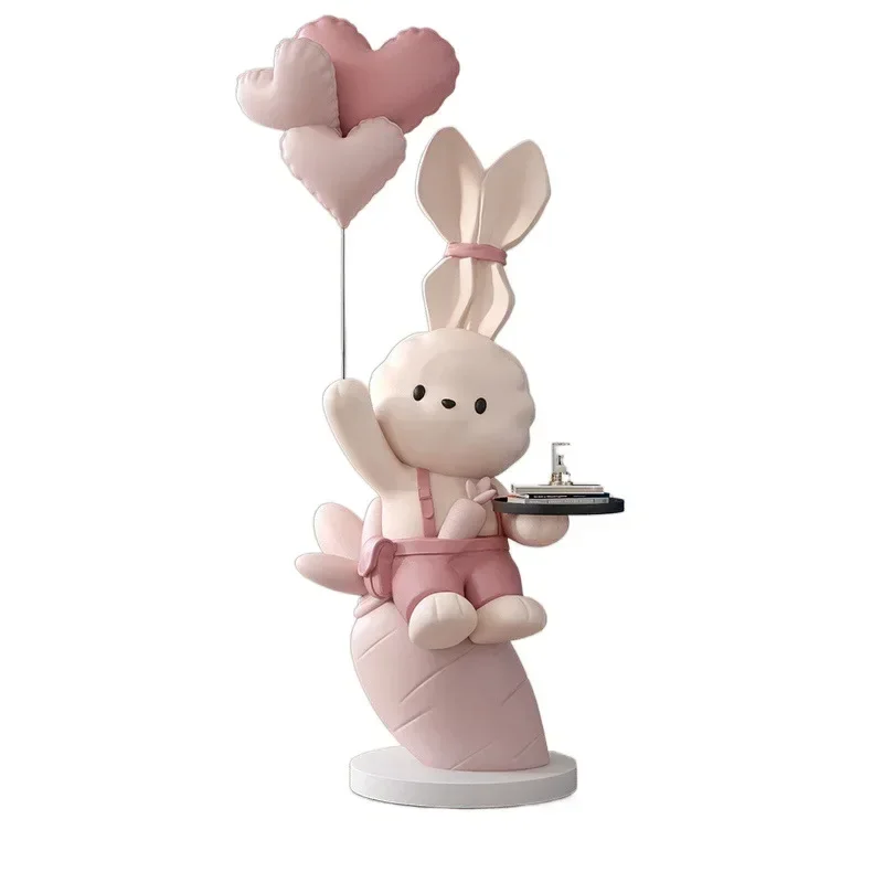 Large tray rabbit living room floor ornament home jewelry TV cabinet sofa opening housewarming gifts