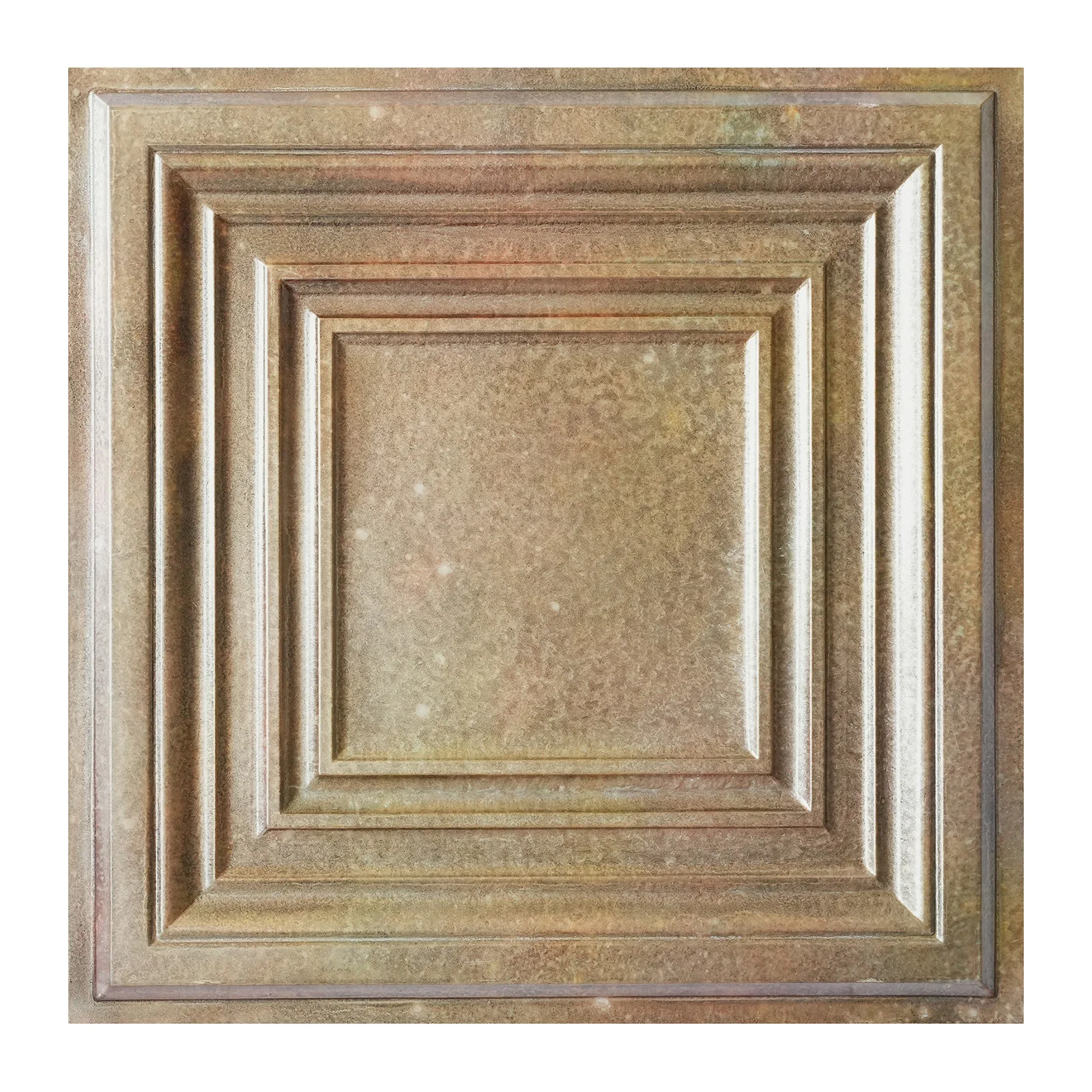 Decorative tin wall tile, Metalize wall panels, for Office Reception PL05 Spackled copper 10pcs/lot