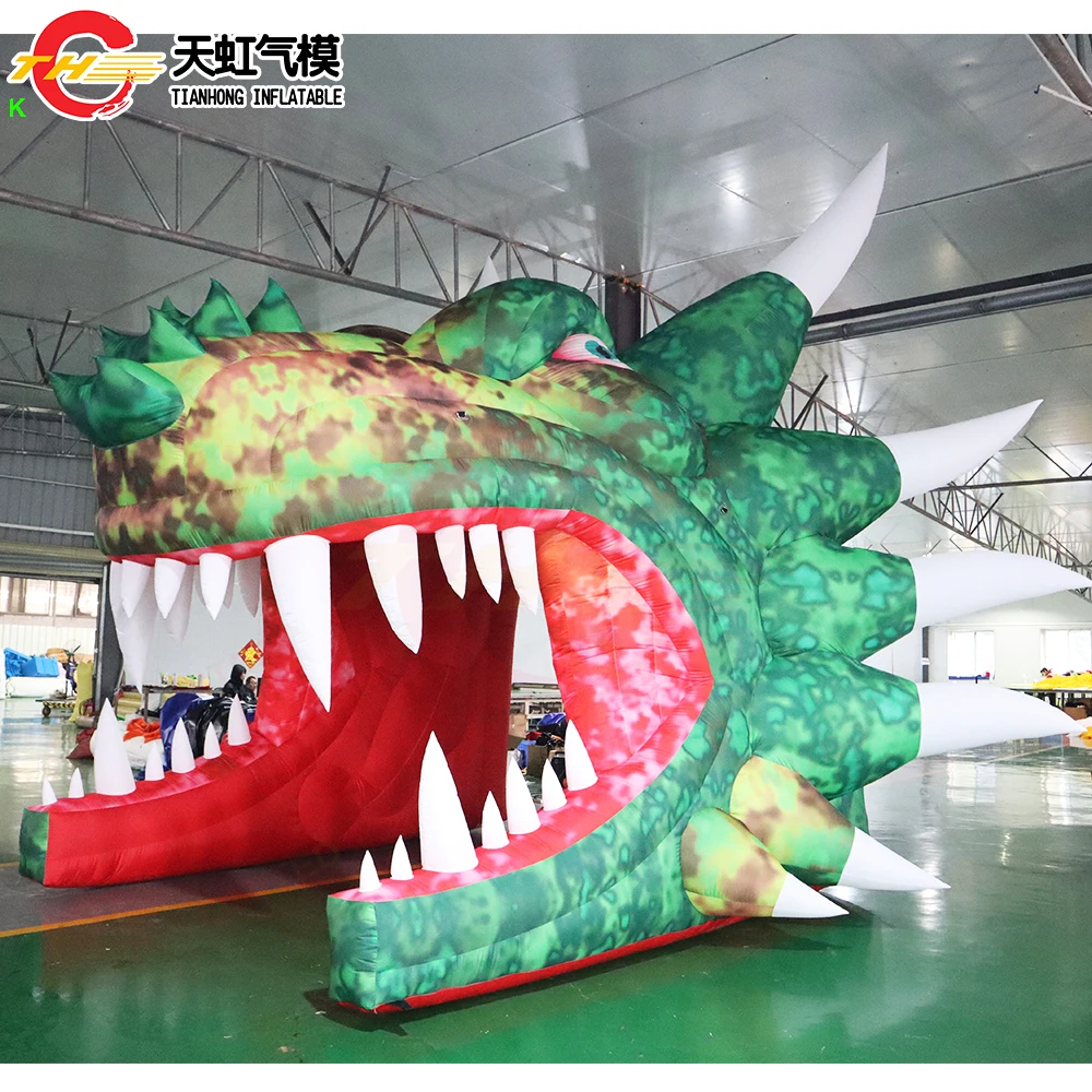 

Free Shipping 6.4x4.4m Dragon Gate Inflatable Tunnel Arch Tent Dinosaur Stage Tent for Sale