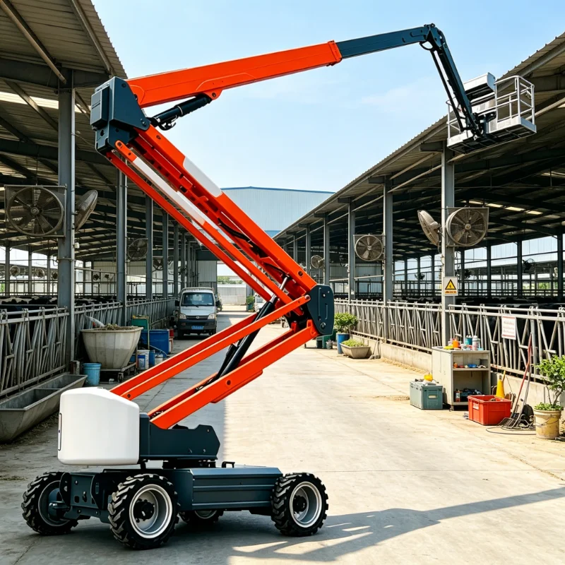 Telescopic Articulated Towable Boom Spider Lift 20m 200kg CE Certified Electric Hydraulic Aerial Manlift Cherry Picker