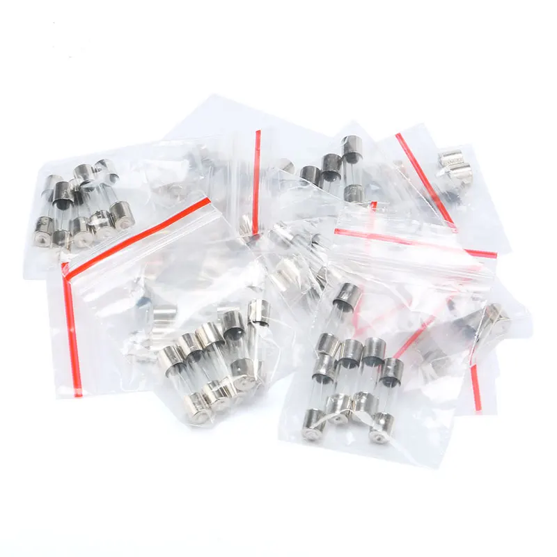 5*20MM 250V Mixed Fuse Pack Component Pack 10 common specifications (5 pcs each)