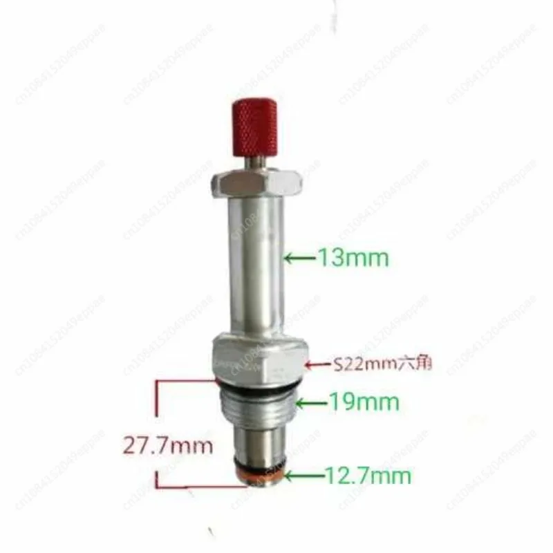 LSV2-08-2NCP-M Hydraulic Solenoid Valve Plug-in Two-position Two-way Lift Manual Lowering Unloading Lift