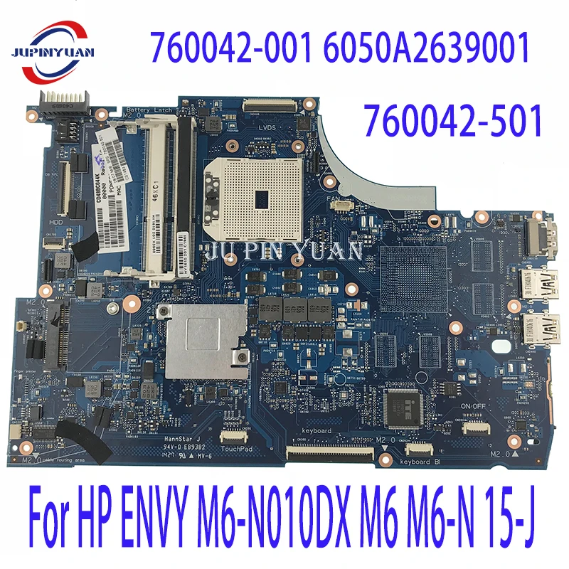 

760042-501 760042-601 Laptop Motherboard For HP ENVY M6-N010DX M6 M6-N 15-J Mainboard 760042-001 6050A2639001 100% Tested