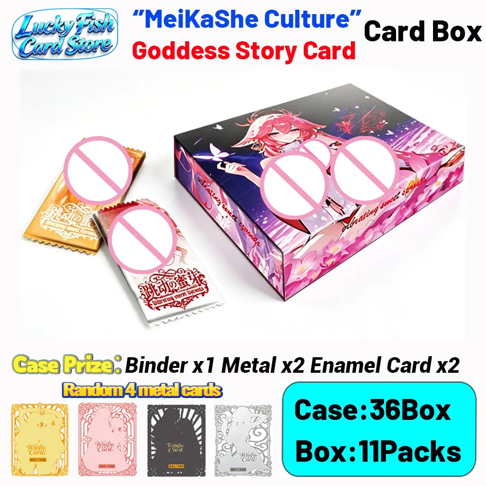 

Wholesale 2026 New MeiKaShe Creative Studio Vol.13 Goddess Story Collection Card Waifu Anime TCG CCG Waifu Girls Collection Card