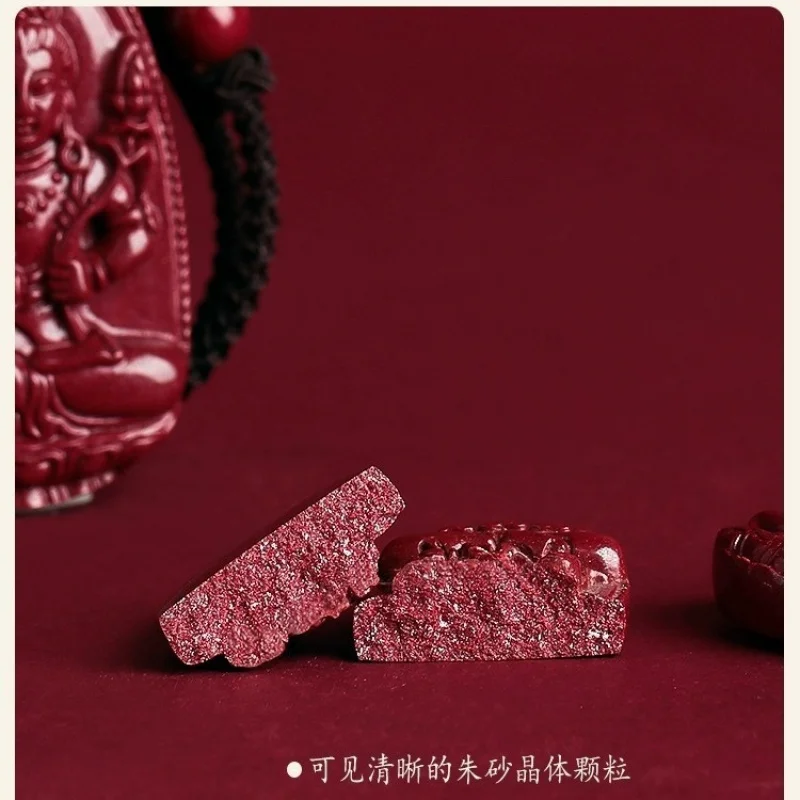 Buddha pendant with high content of purple gold sand, eight guardian deities, twelve zodiac signs, sweater chain