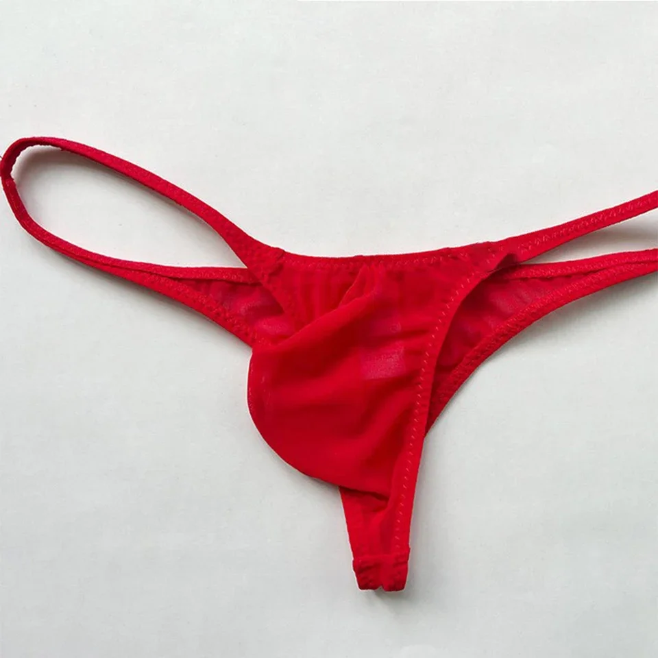 

1pc Men Sexy Thongs Mesh Underwear Comfortable Ultra-thin Male Gay Low Waist See Through G-Strings Sexy Lingerie Panties