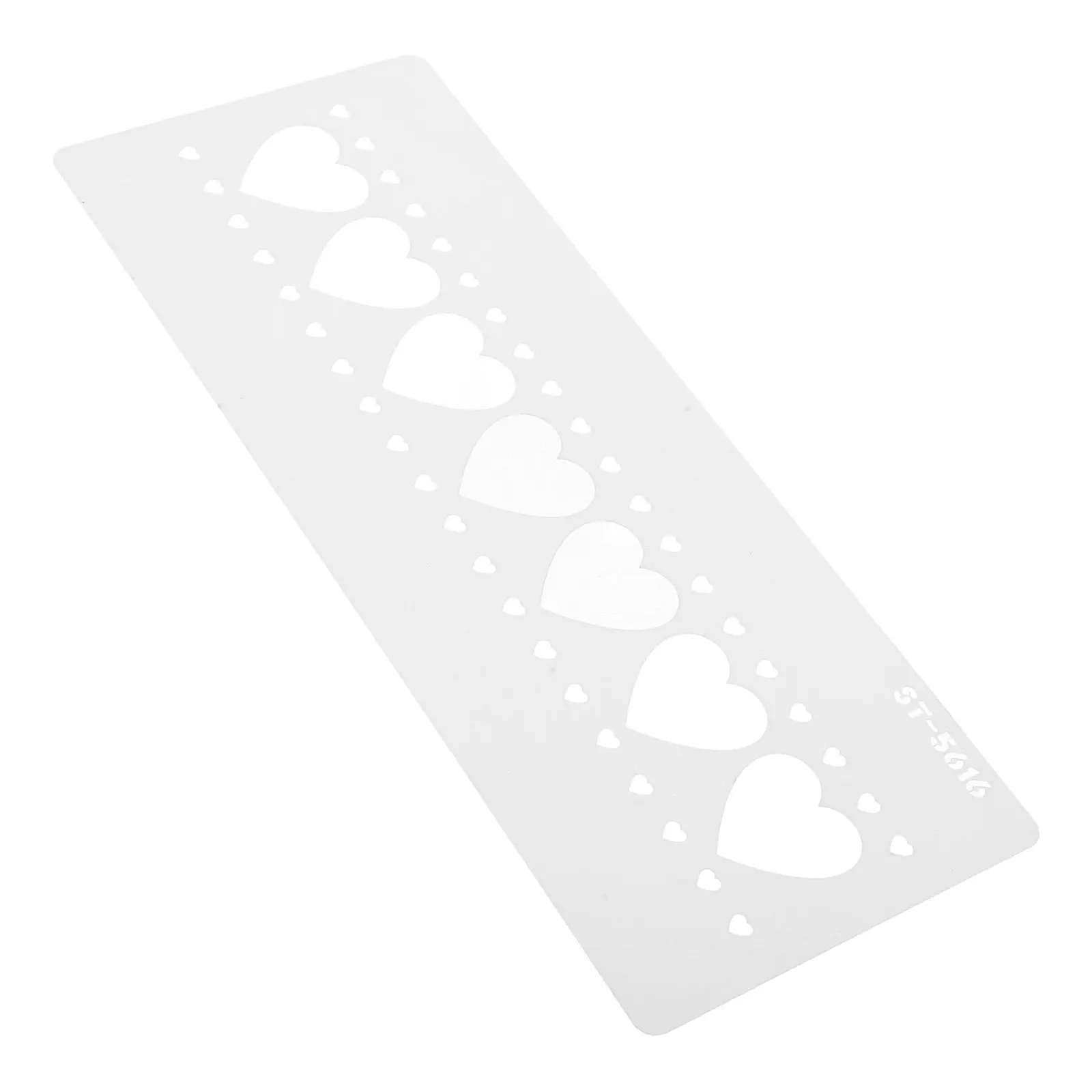 Creative Hollow Heart Print Craft Stencil Template Durable for Kids Drawing Classroom Travel Spray Paint Handmade Craft