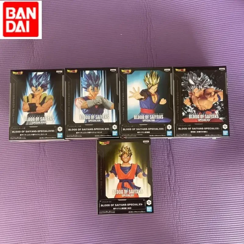

BANDAI Original BANPRESTO BOS DRAGON BALL Son Goku Son Gohan Gogeta Vegetto PVC Figure model Desktop ornament toy gift