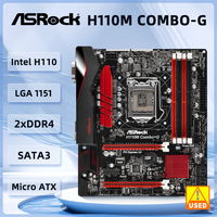 intel H110 chipset ASRock H110M Combo-G H110  Motherboard LGA 1151  DDR4 64GB support i5-6500 i5-7500 i3-6300 G3930 cpu VGA ATX