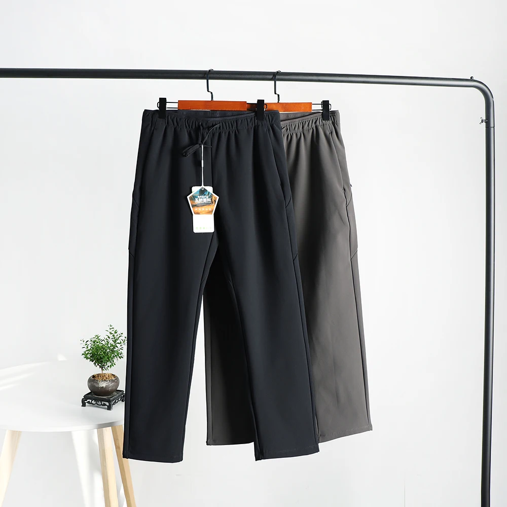 

Мужские повседневные брюки Thiened Floing 3D Cutting для активного отдыха, с эластичным поясом, мягкие, ветрозащитные, водоотталкивающие, осенние...