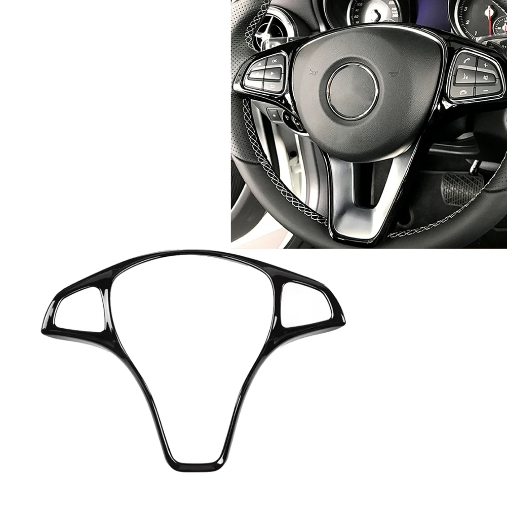 

Аксессуары для салона автомобиля для Mercedes Benz A B C E GLE CLA GLC GLA GLS-класс, набор наклеек на раму рулевого колеса