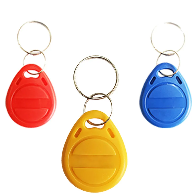 intercom keychain 10pcs 125KHz T5577 Keyfobs Rewritable Duplicate Tag 5200 Proximity Copy Access Card ID Token Ring RFID Cloner