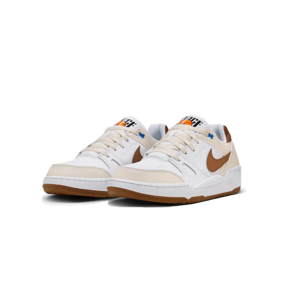 Nike Full Force Low Skate Shoes Men's Brown/White/Beige HJ3485-121