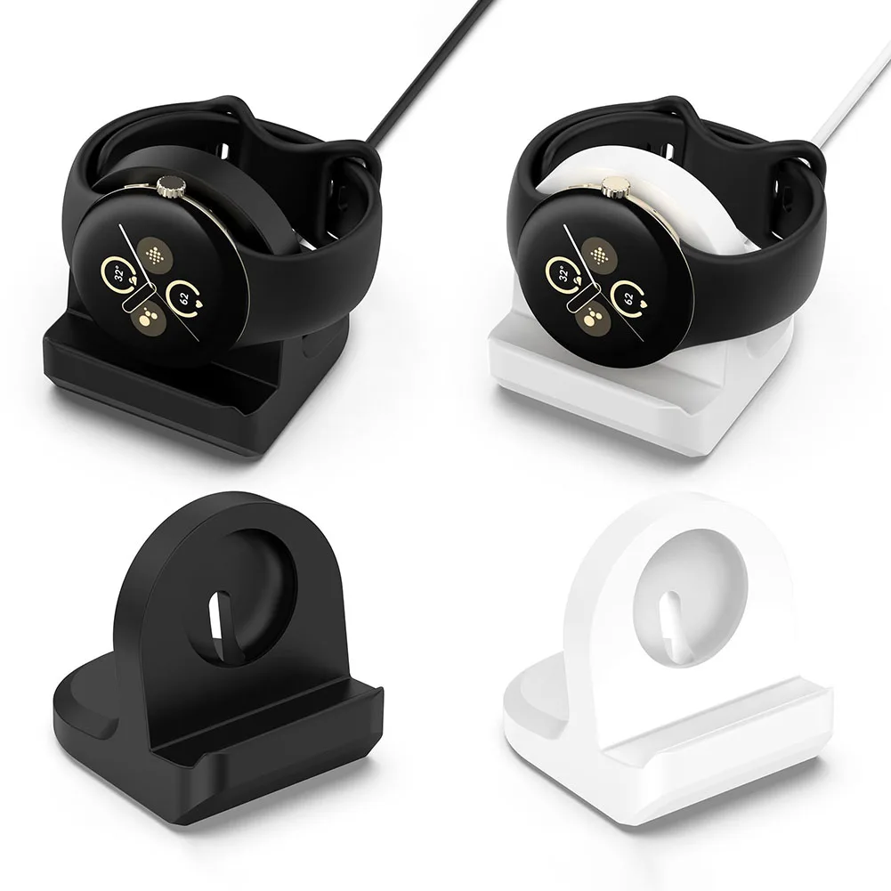 

Charging Stand Dock Holder Silicone Non-Slip Charger Base Holder for Google Pixel Watch 3 41mm 45mm for Google Pixel Watch 2