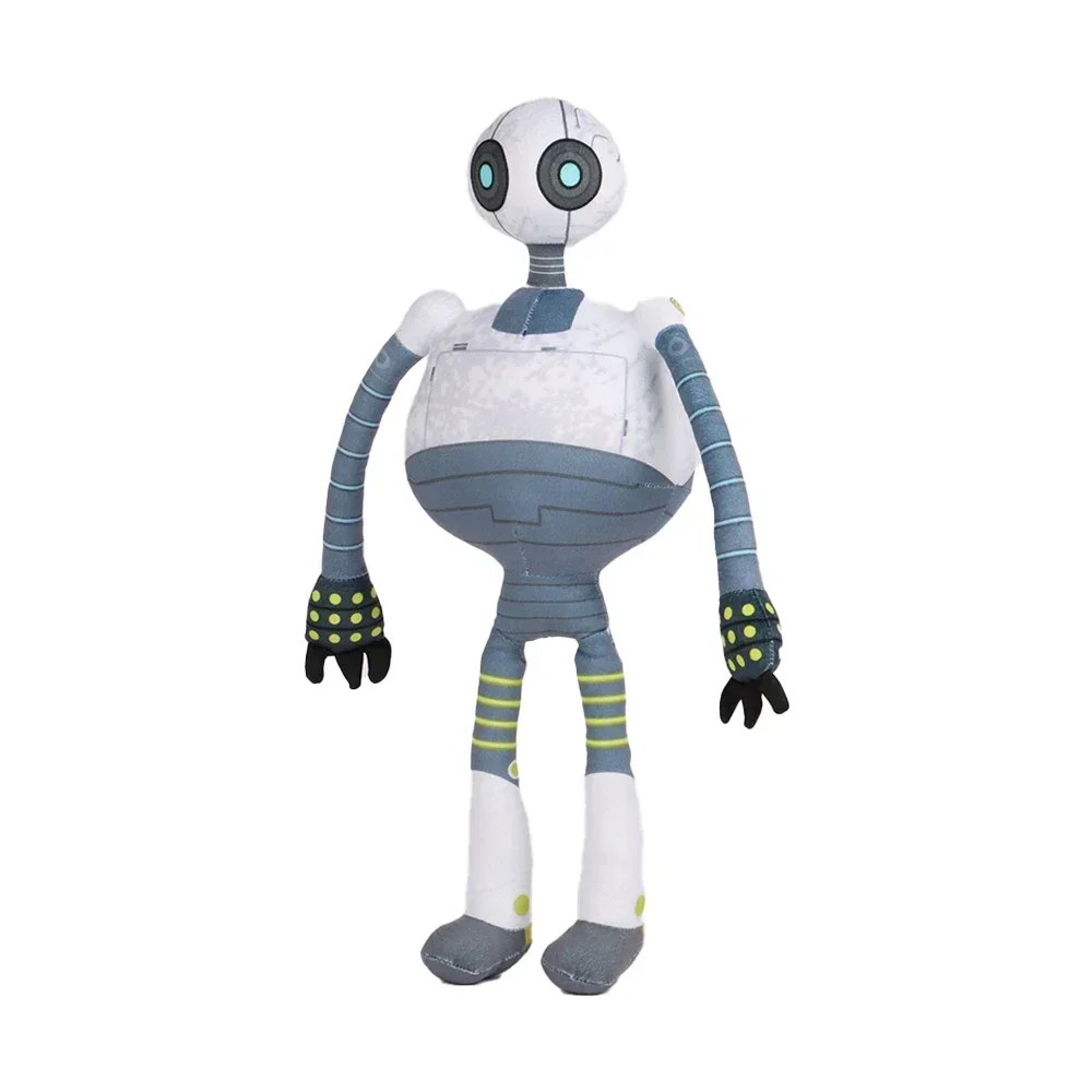 42cm The Wild Robot Plush Toys,Robot Plush Toy, Gray Stuffed Robot for Kids’Room Decor,Gift for Animation Fans and Kids Birthday