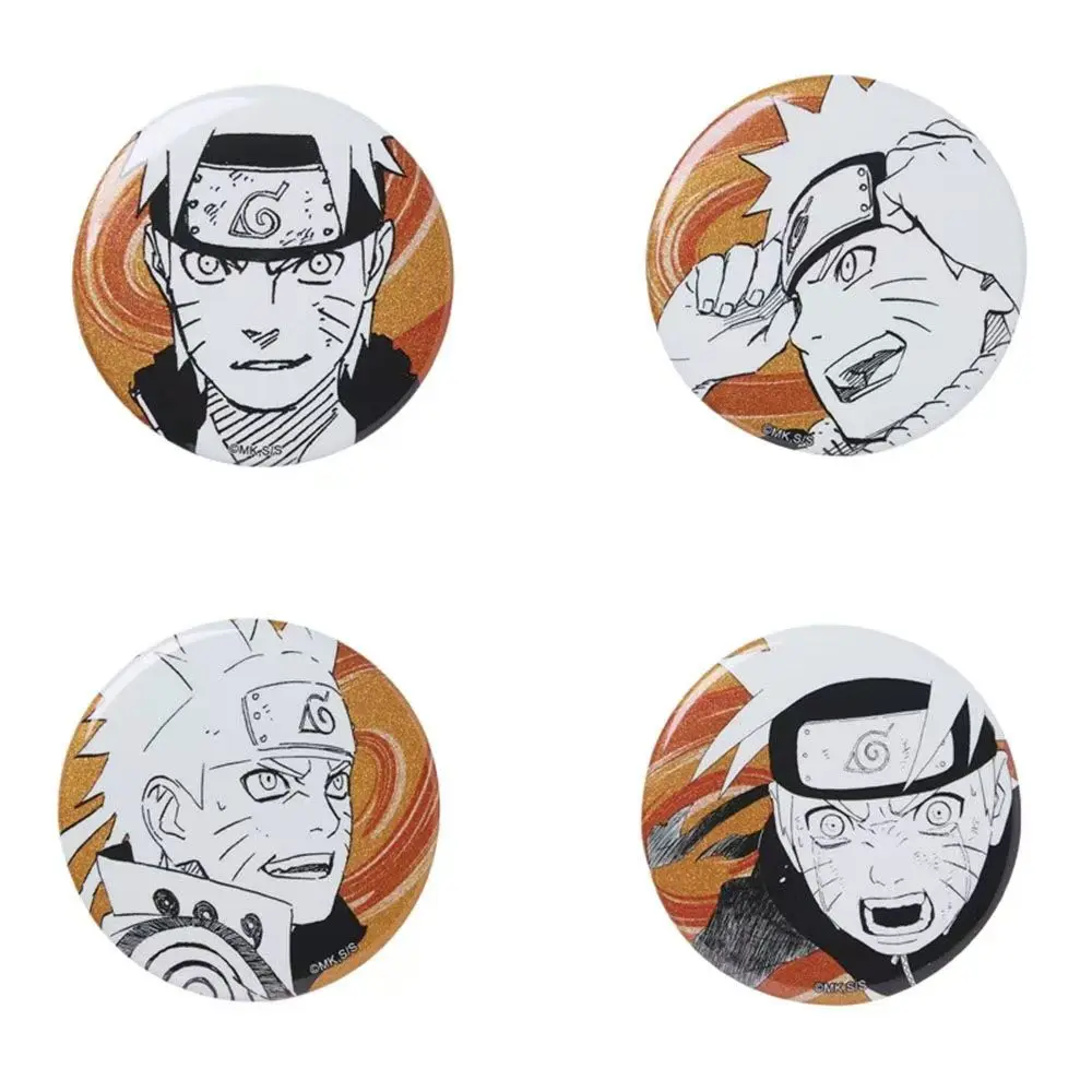 NARUTO Anime Figures bar chirp badge NARUTO SASUKE KAKASHI   Collectible Cards Toys Gifts For Children