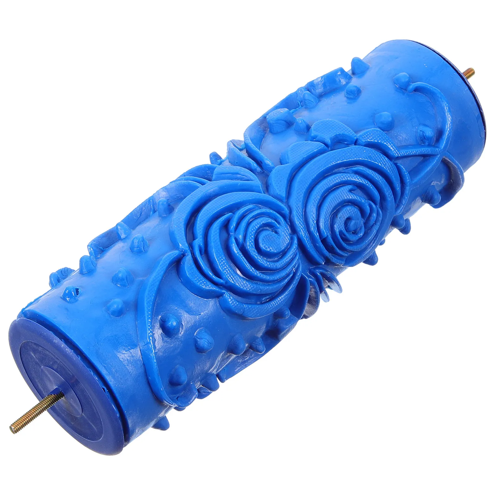 Vivid Pattern Roller for Walls Uses Texture Or Wall Paint to Achieve Elegant Wallpaper Effect Grain Paint Roller Blue Rubber
