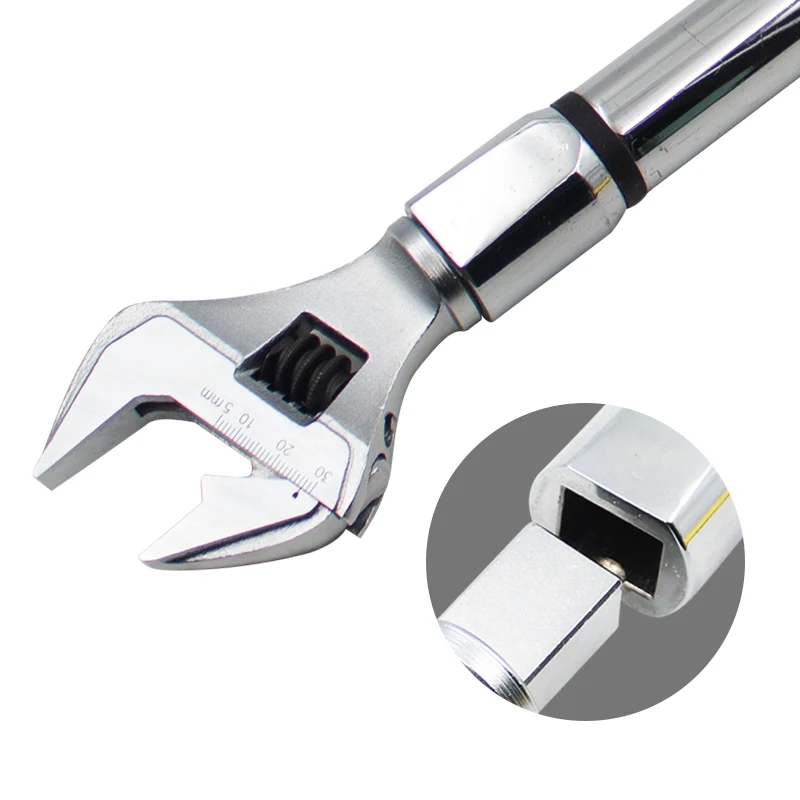 

Adjustable Flexible Torque Wrench Head