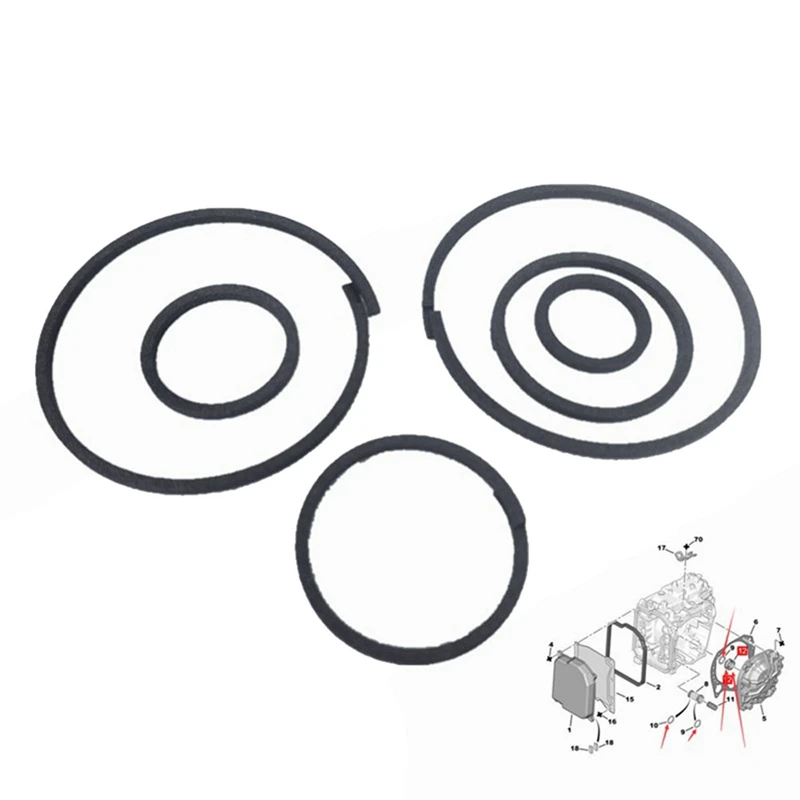 3X Automatic Transmission Piston Ring 221515 For Peugeot 207CC 407 Citroen C4 DS3 C4 Picasso Generation