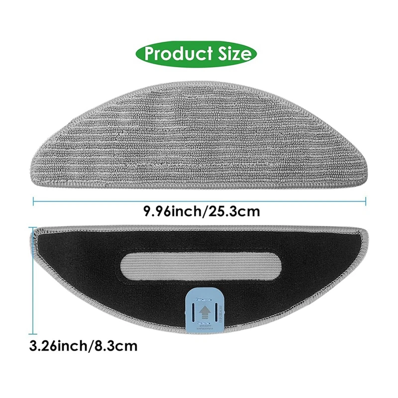 Rol sikat, filter Hepa, bantalan pel, sikat samping aksesoris penyedot debu plastik untuk Irobot Roomba Combo I5, I5 +,J5, J5 +