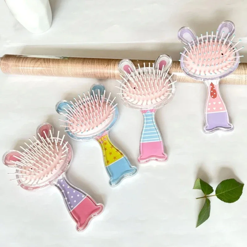 Air Cushion Kids Hair Comb Rabbit Small TT Hair Care Combs Cute Cartoon Hair Brush Hairdressing Comb Massage Comb Children Kids