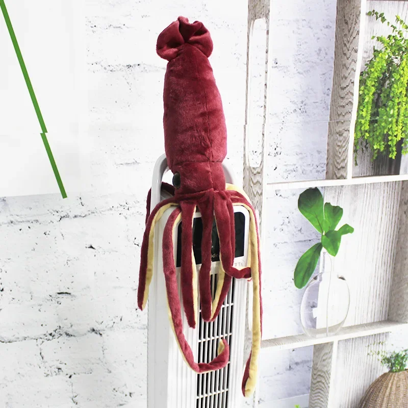 

Wine Red Deep Sea Squid Plush Toy Simulation Octopus Octopus Creative Doll Wildlife